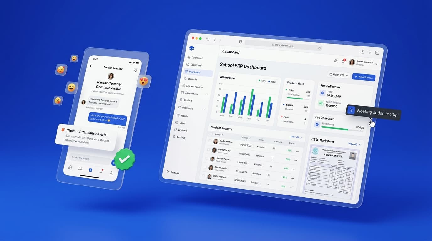 MySchoolLife 3D Admin Dashboard